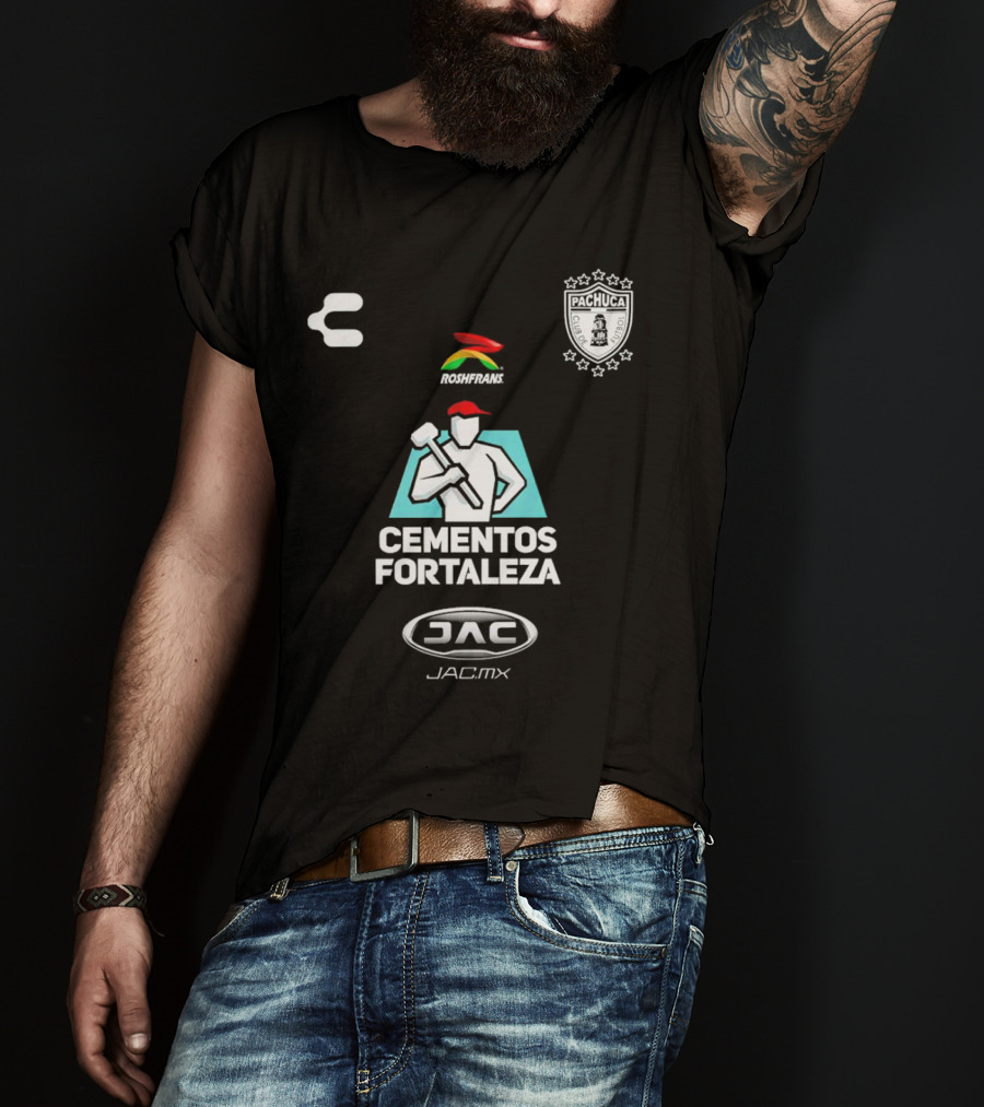 Cementos Fortaleza Roshfrans Pachuca JAC Charly Replica Away T-Shirt