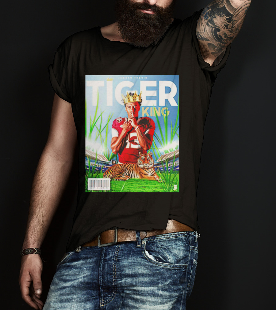Jordan Travis Tiger King Florida State Seminoles Football Magazine Cover T-Shirt