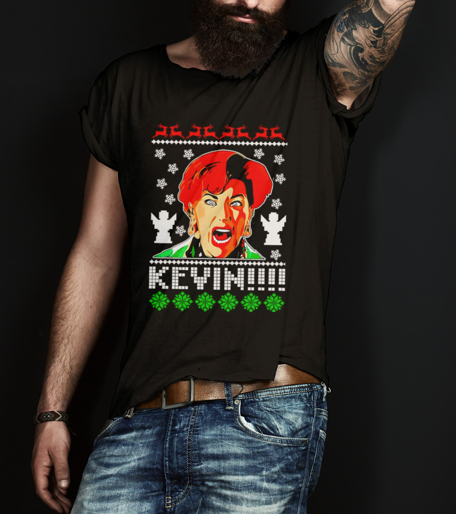 Kate McCallister Kevin Christmas Sweater Style Iconic Scream Holiday T-Shirt