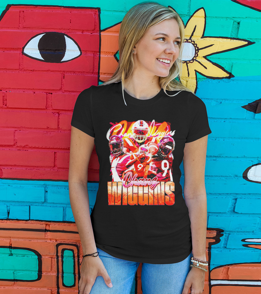 Chanz Wiggins Virginia Tech Hokies Football Vintage T-Shirt