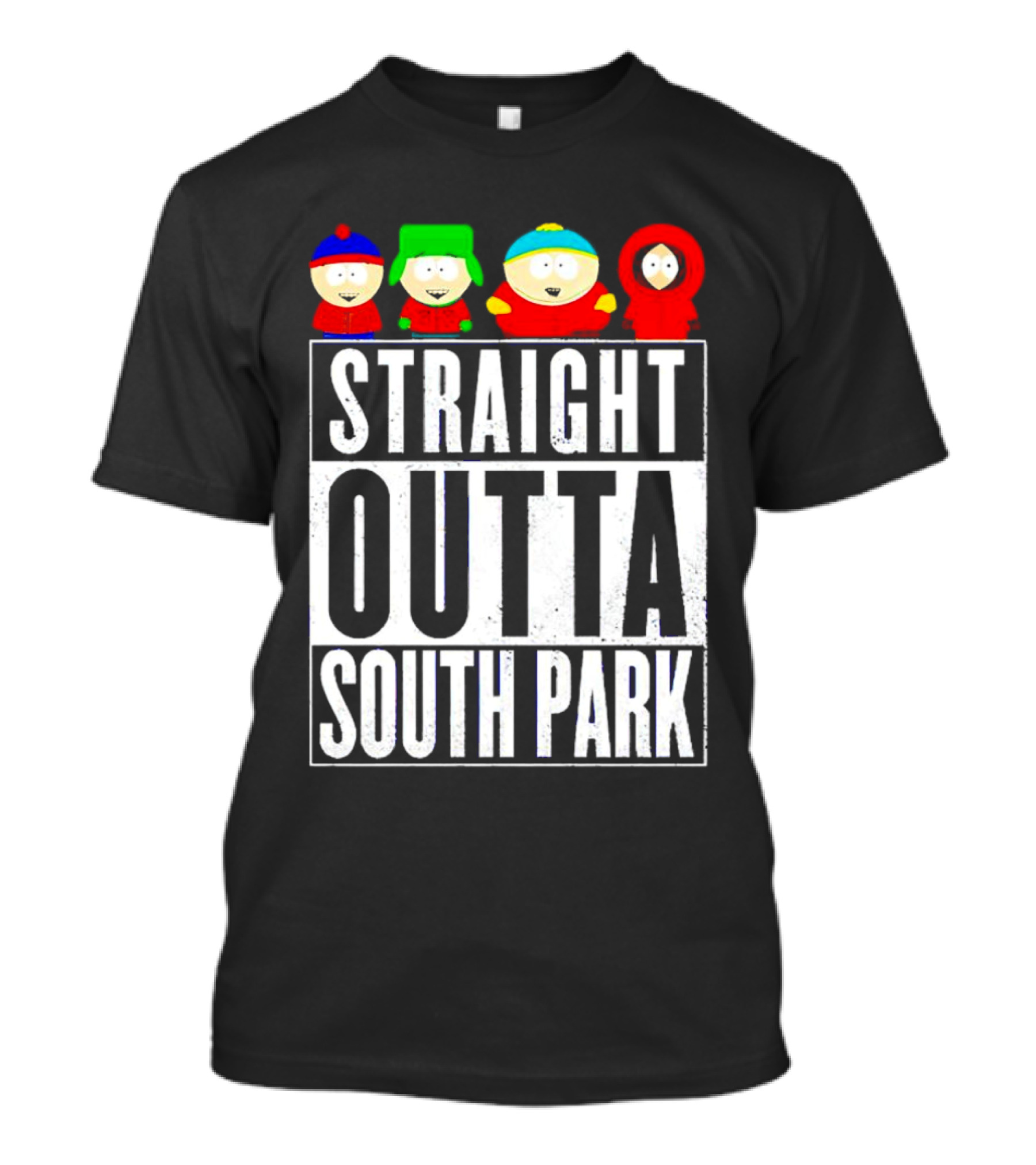 Straight Outta South Park Characters T-Shirt