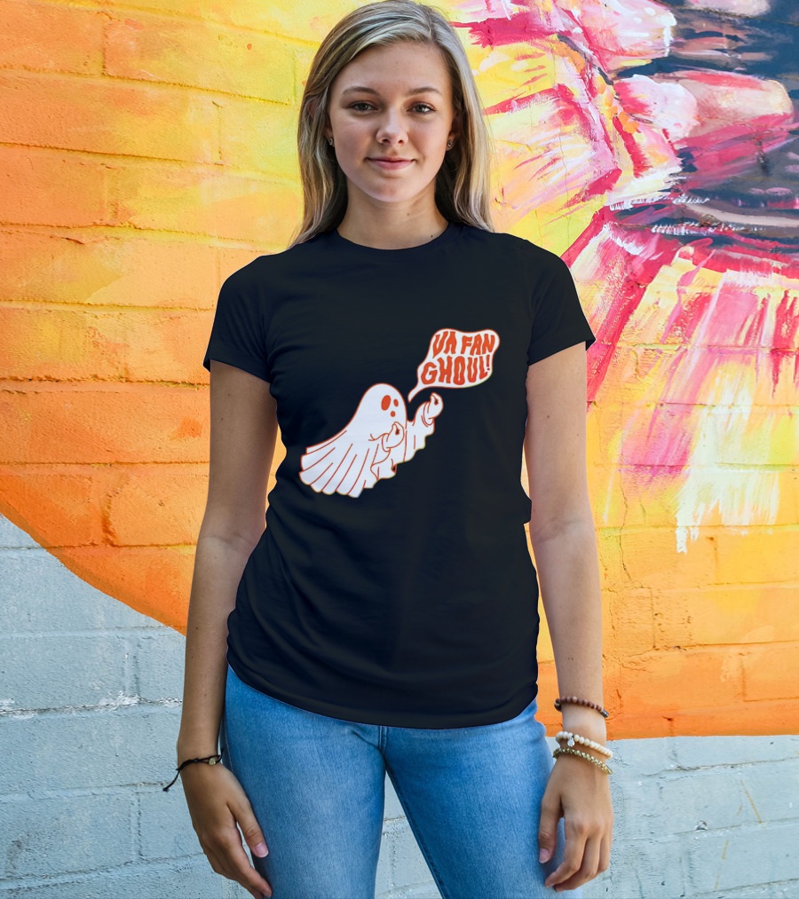 Va Fan Ghoul Halloween Ghost T-Shirt