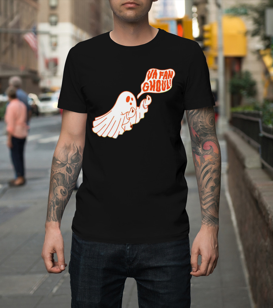 Va Fan Ghoul Halloween Ghost T-Shirt