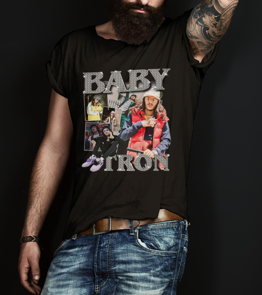 Babytron Hip Hop Style Collage Pullover Aesthetic T-Shirt