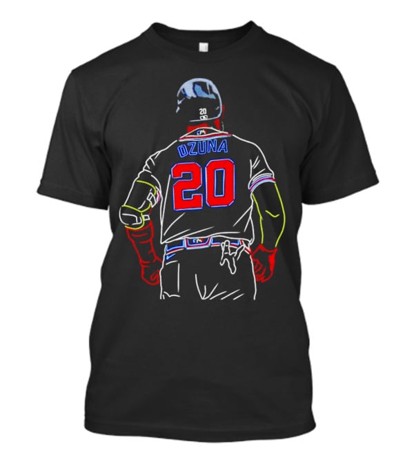 Marcell Ozuna 20 Atlanta Braves Baseball Jersey T-Shirt