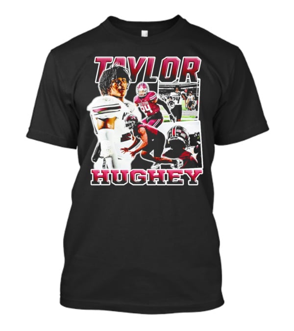 Taylor Hughey Mesquite High School Boys Varsity Football Action Collage T-Shirt