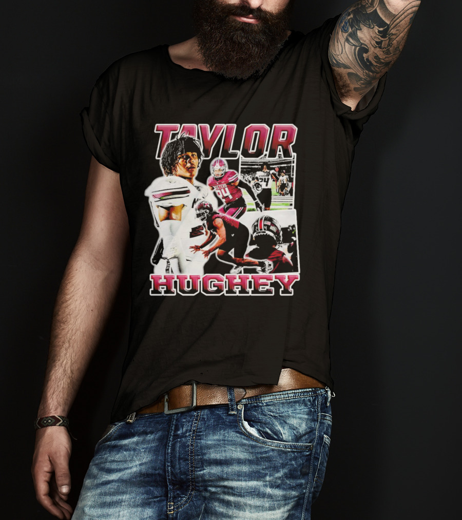 Taylor Hughey Mesquite High School Boys Varsity Football Action Collage T-Shirt