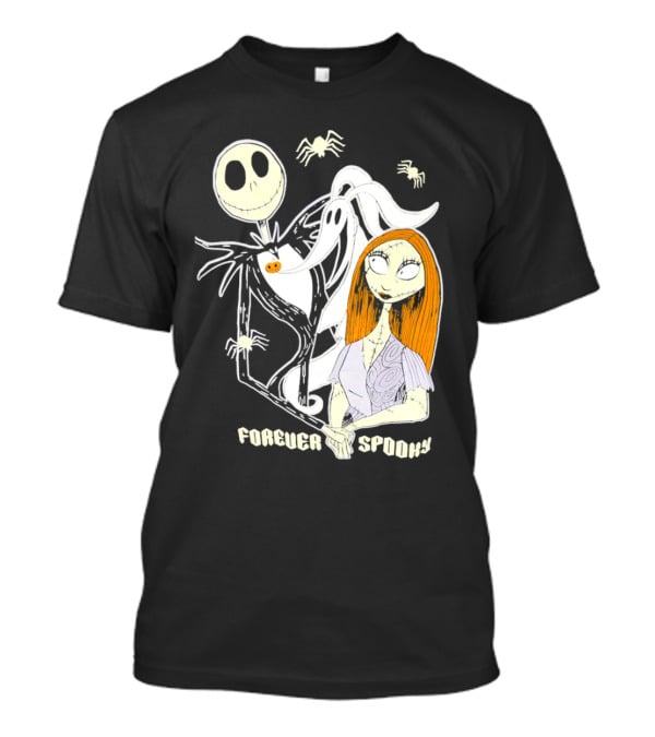 Jack Skellington Sally Zero Forever Spooky Halloween T-Shirt