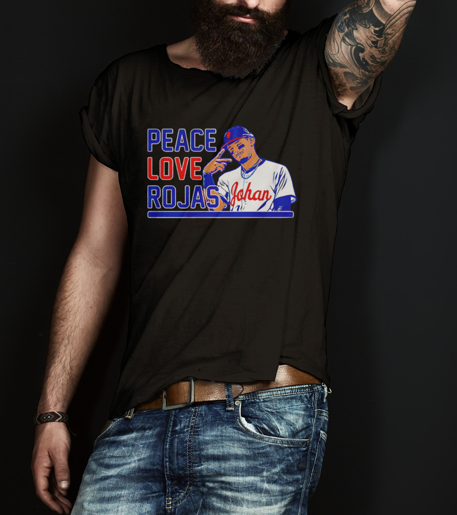 Peace Love Rojas Johan Philadelphia Phillies T-Shirt