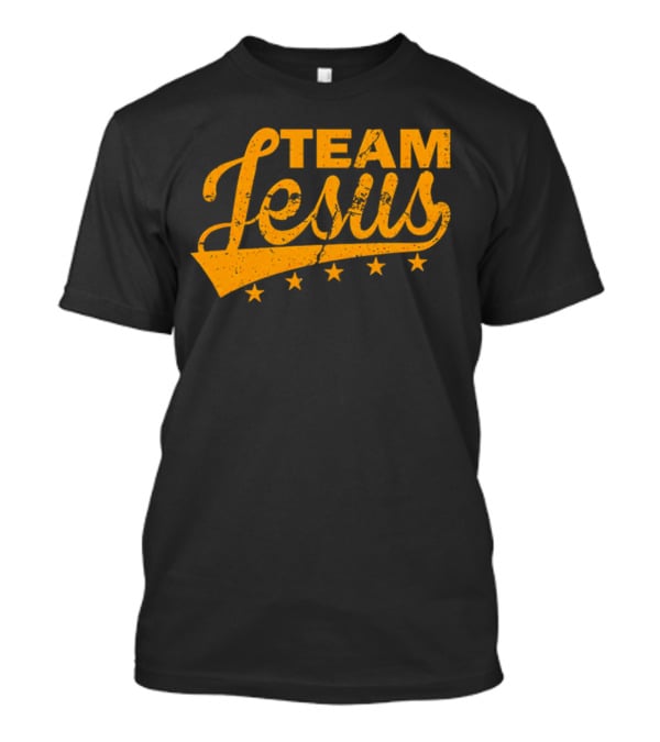 Team Jesus Vintage Style Retro Stars T-Shirt