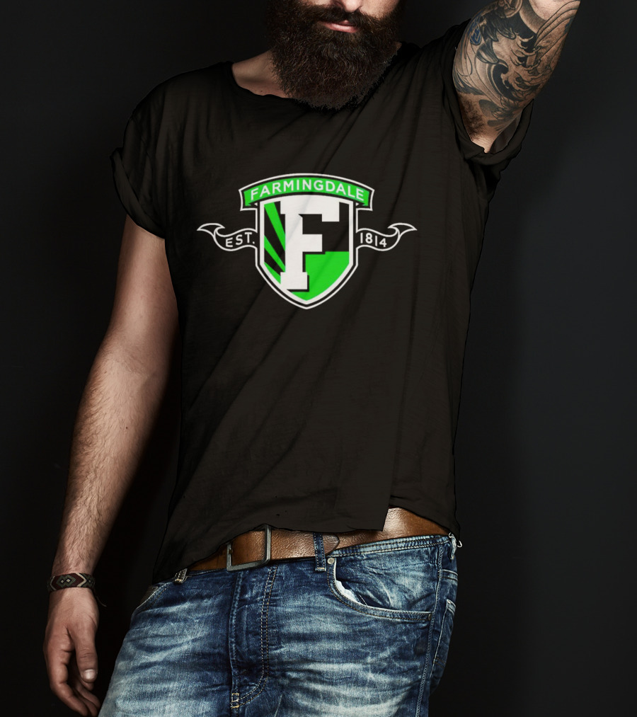 Farmingdale F Crest Est 1814 T-Shirt