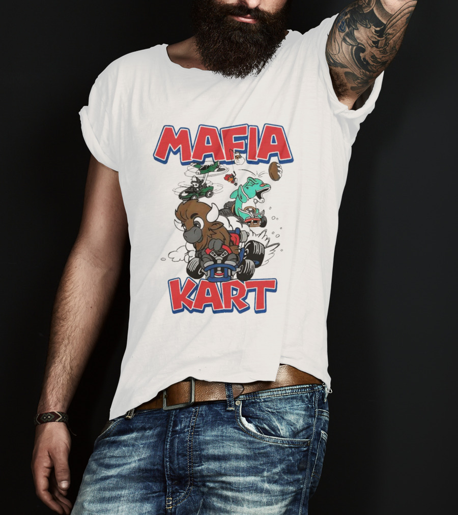 MAFIA KART Racing Animals In Action T-Shirt