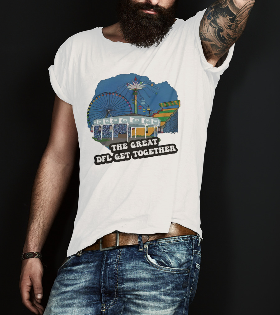 The Great DFL Get Together Ferris Wheel Carnival Scene T-Shirt