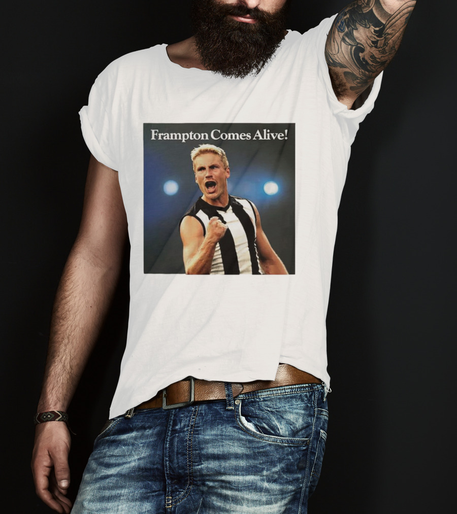 Frampton Comes Alive Collingwood Football Club Tribute Player T-Shirt