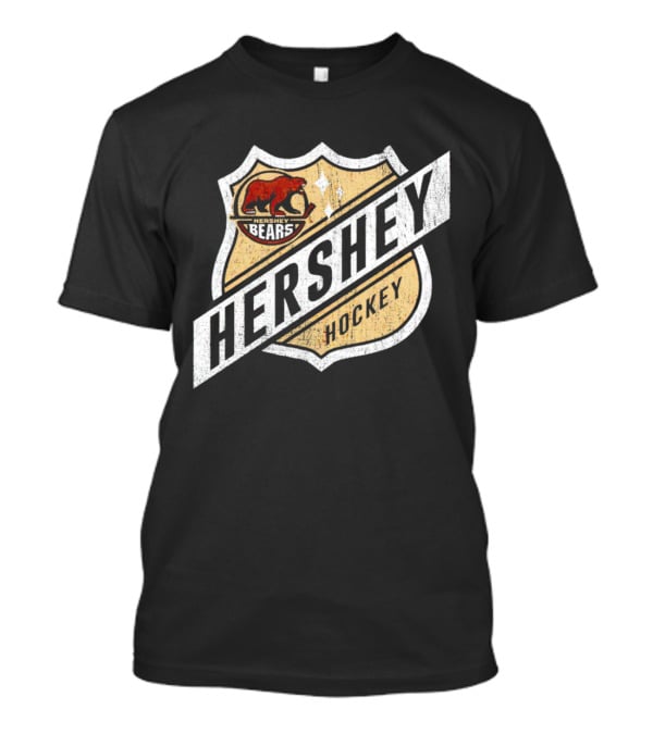Hershey Bears Vintage Shield Emblem Hockey T-Shirt