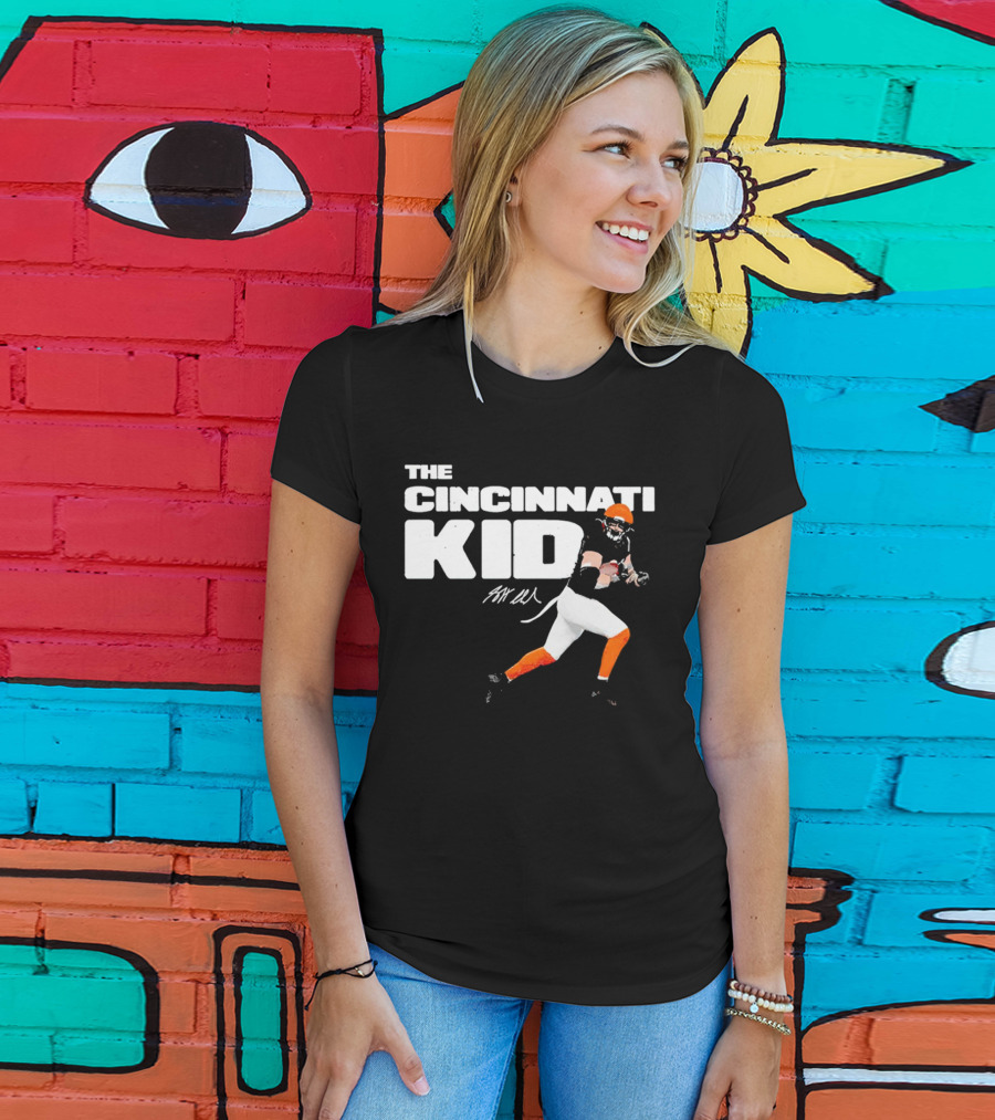 Trey Hendrickson Cincinnati Bengals The Cincinnati Kid Signature Football Gear T-Shirt