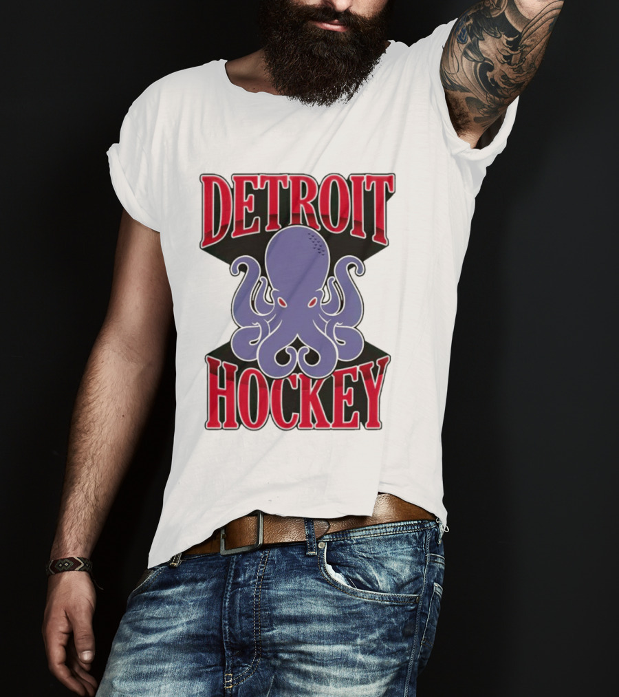 Detroit Hockey Octopus Sports T-Shirt