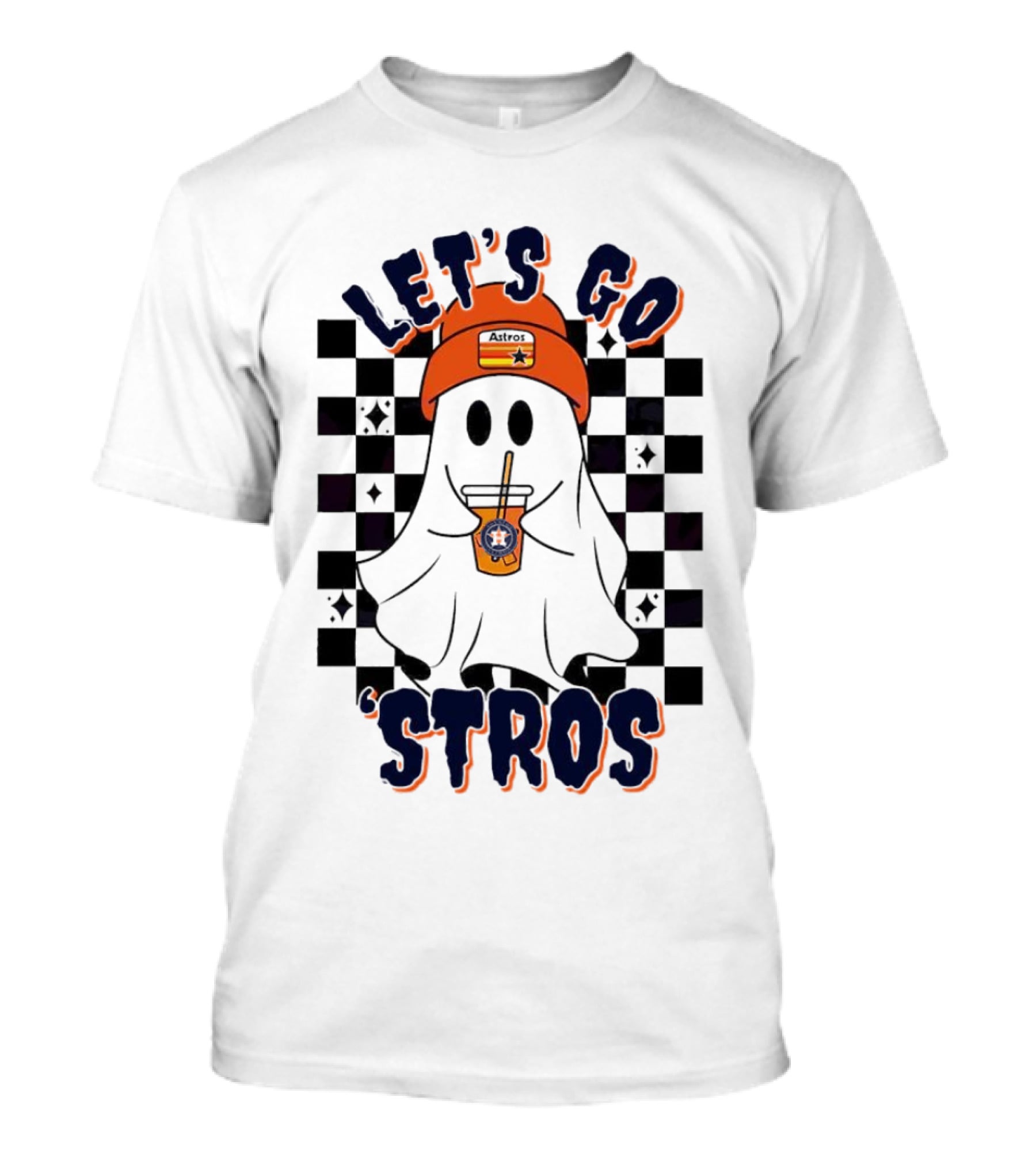Let's Go 'Stros Houston Astros Ghost T-Shirt