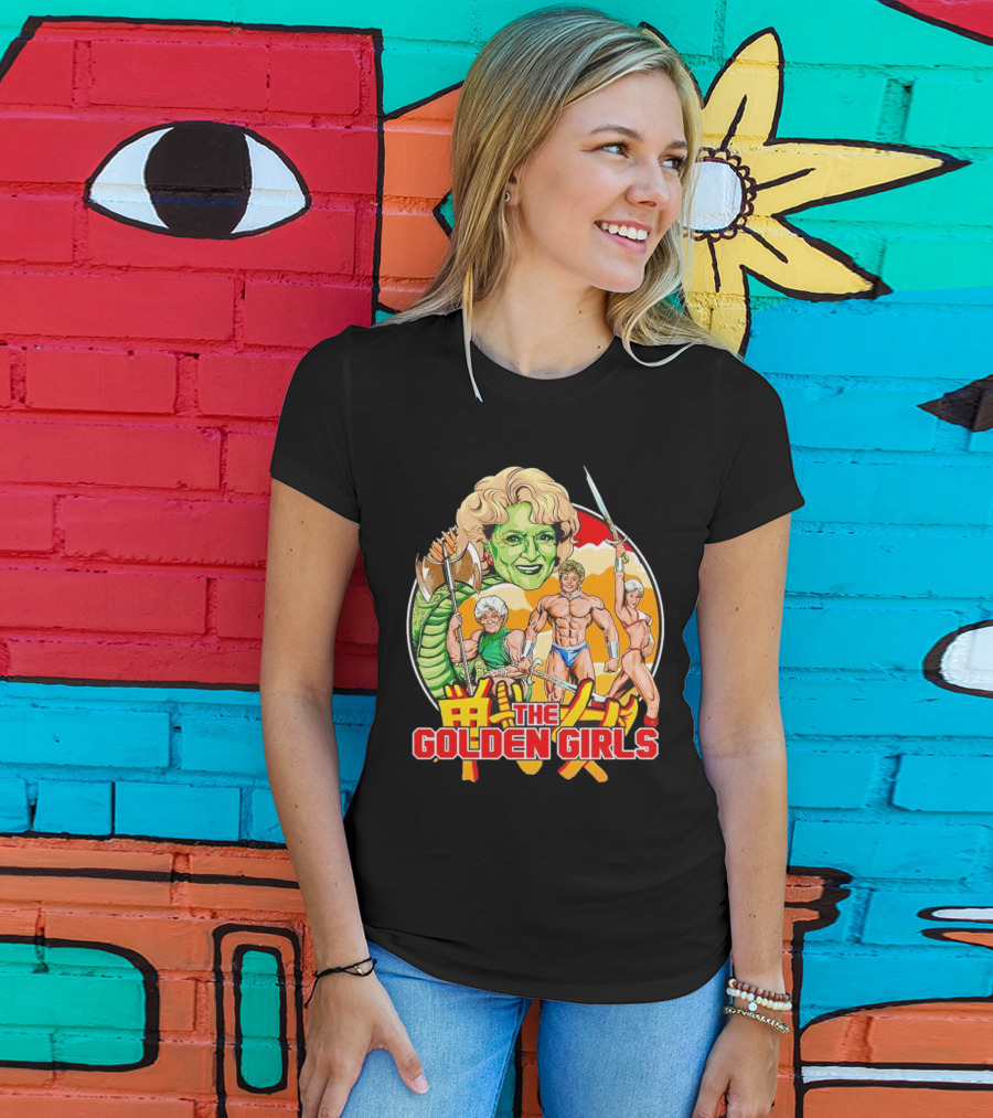 The Golden Girls Axe Warriors Anime T-Shirt