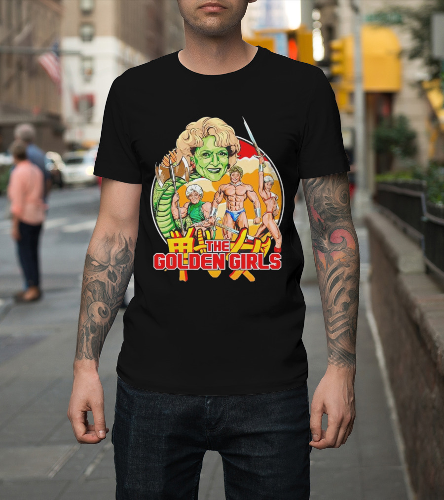 The Golden Girls Axe Warriors Anime T-Shirt