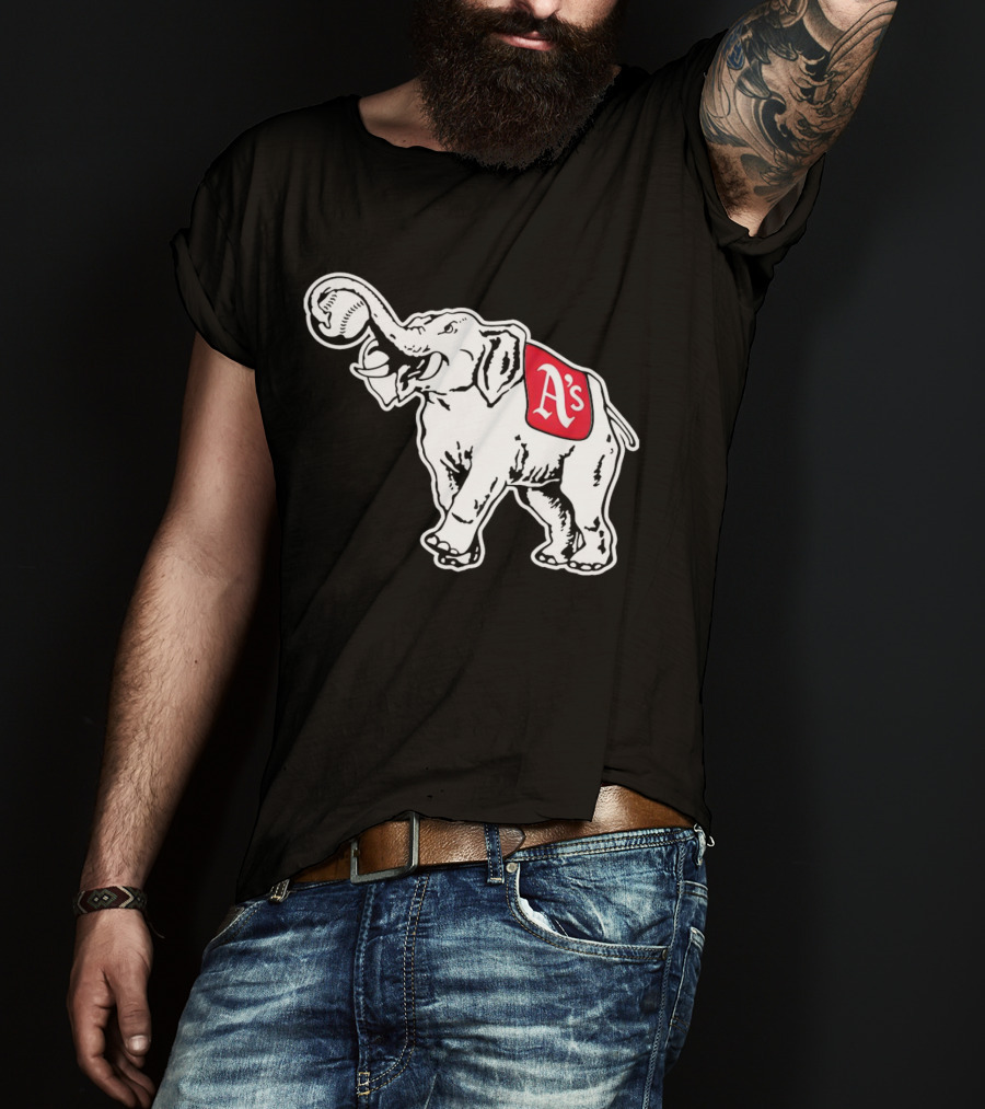 Philadelphia Athletics A's Elephant T-Shirt