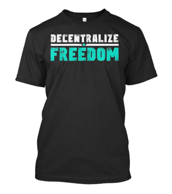 Decentralize Freedom Star Emblem T-Shirt