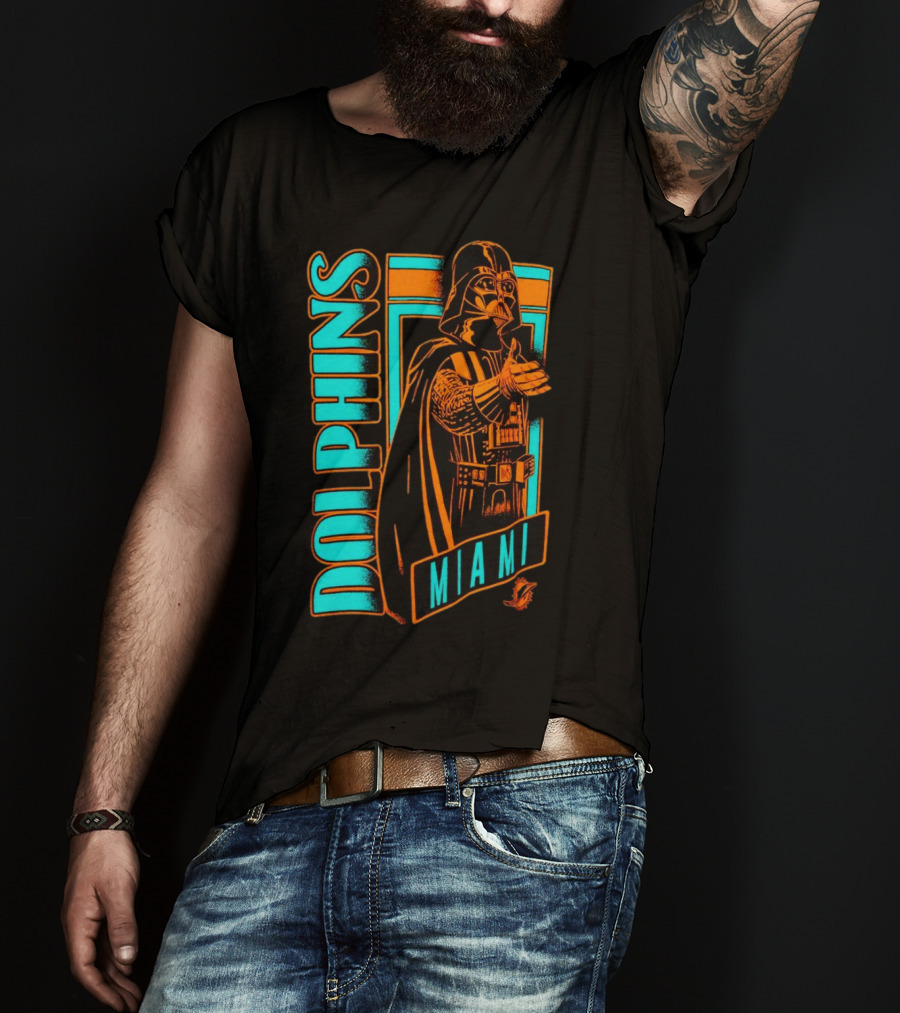 Miami Dolphins Darth Vader Adventure T-Shirt