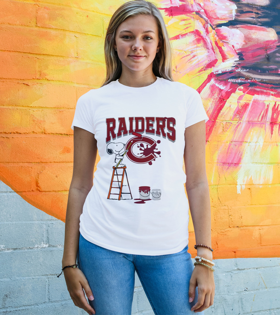 Snoopy Painting Colgate Raiders T-Shirt