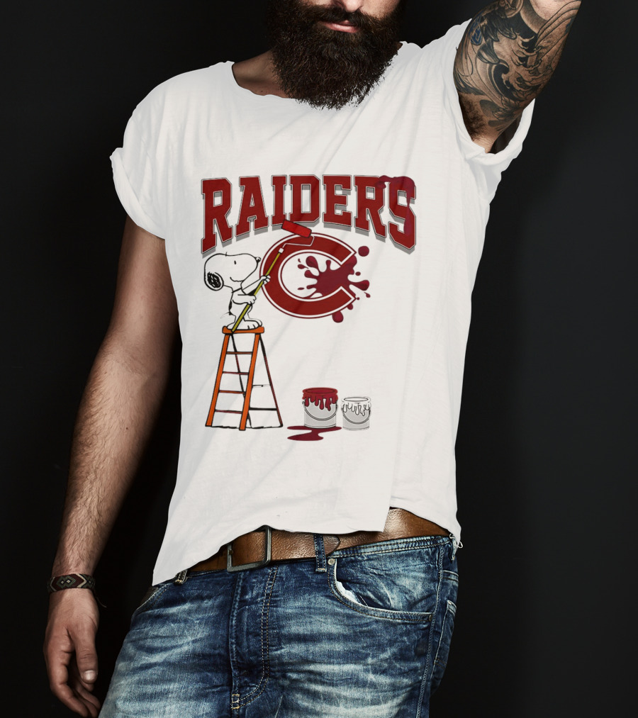 Snoopy Painting Colgate Raiders T-Shirt