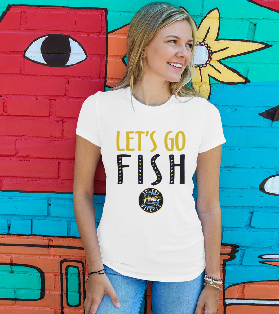 Toledo Walleye Let's Go Fish Hockey T-Shirt