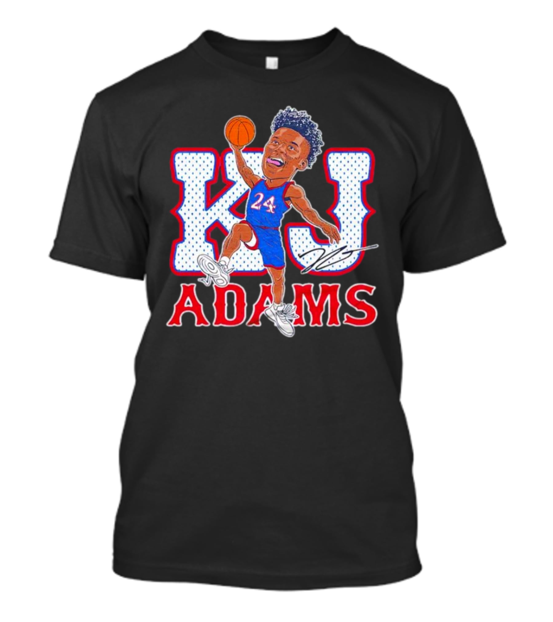 KJ Adams 24 Basketball Dunking Signature T-Shirt