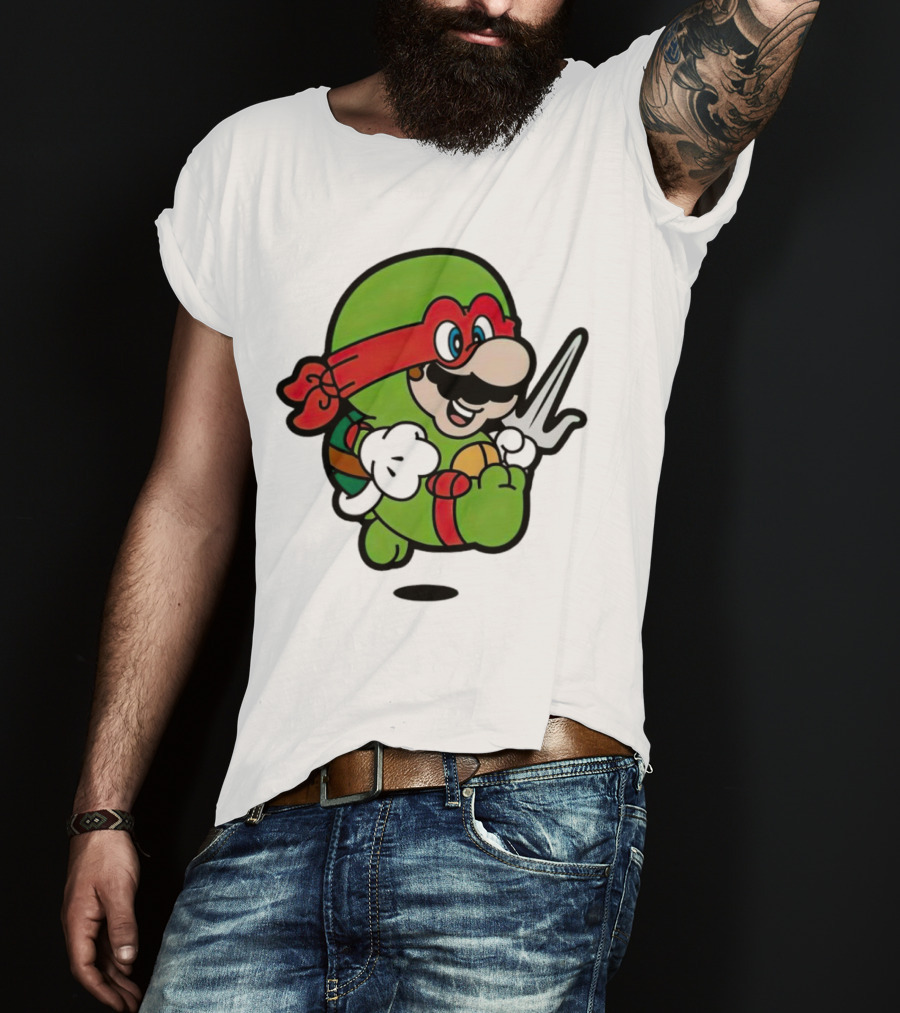 Super Mario Raph Ninja Bro Adventures T-Shirt