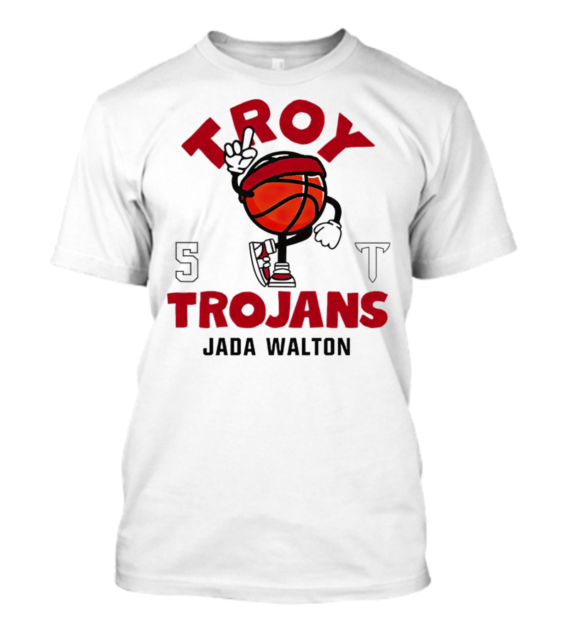 Troy Trojans Basketball Jada Walton NCAA Women's Basketball T-Shirt