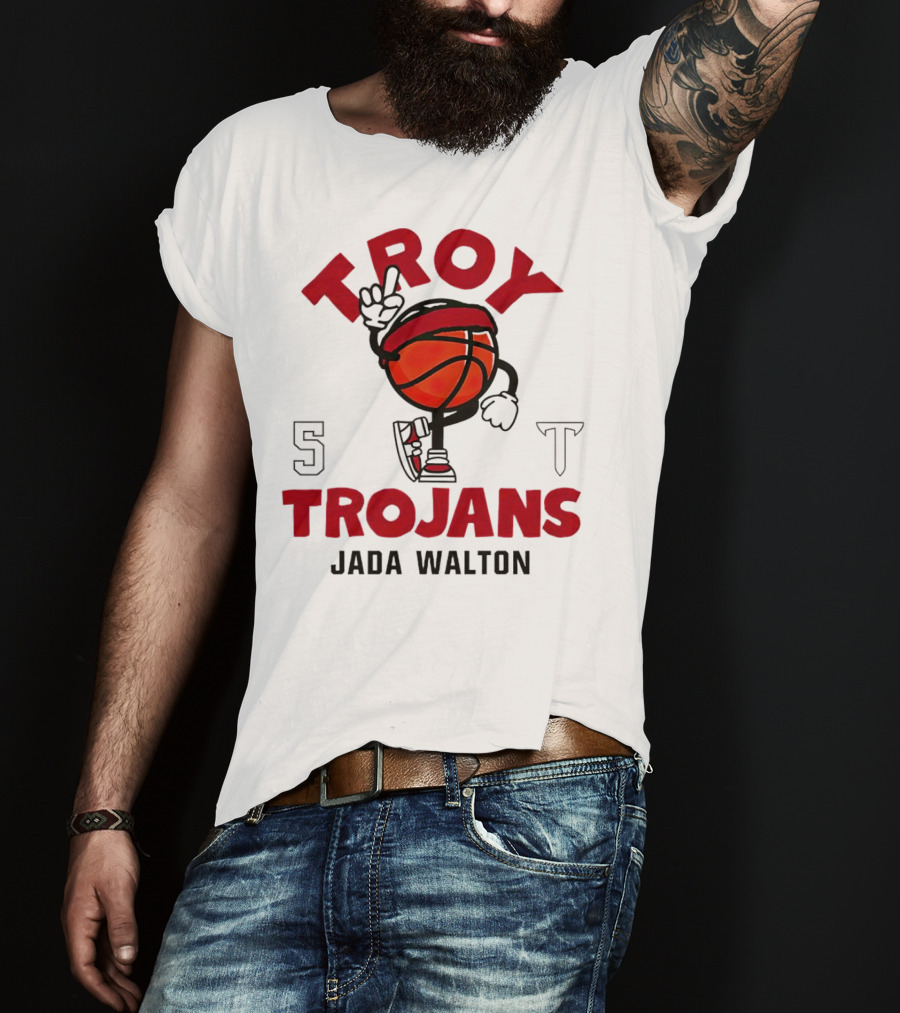 Troy Trojans Basketball Jada Walton NCAA Women's Basketball T-Shirt
