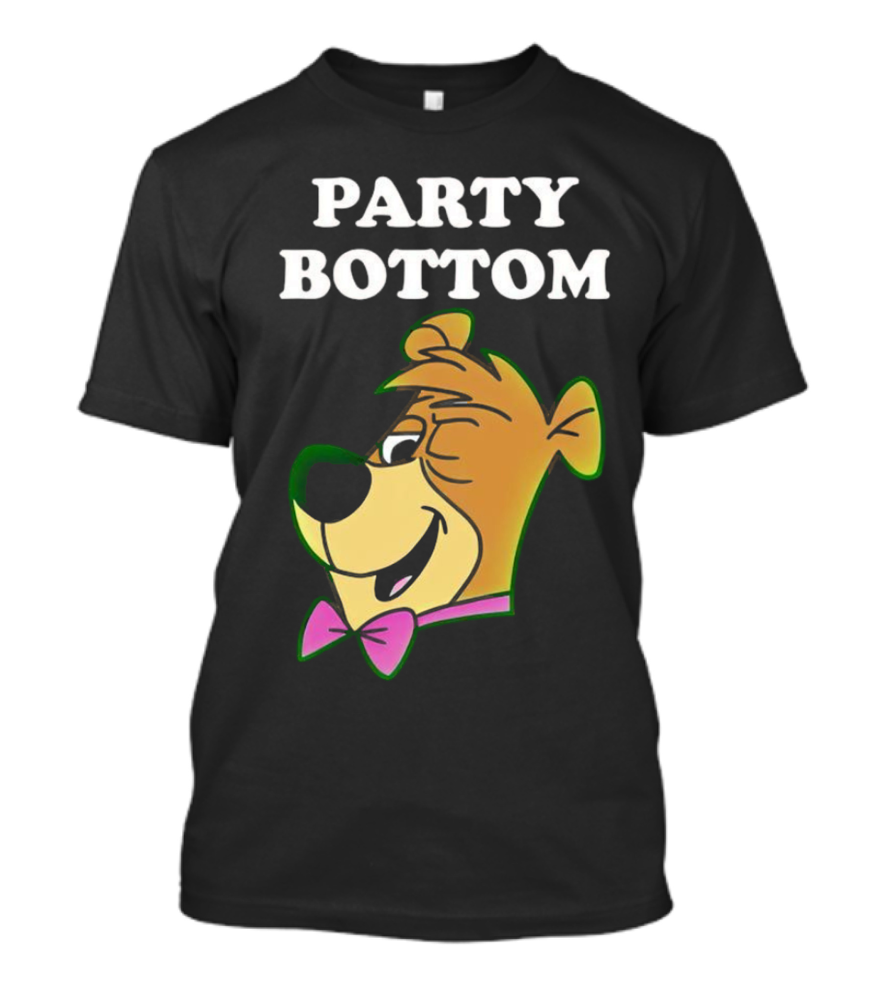 Party Bottom Yogi Bear Retro Bow Tie T-Shirt