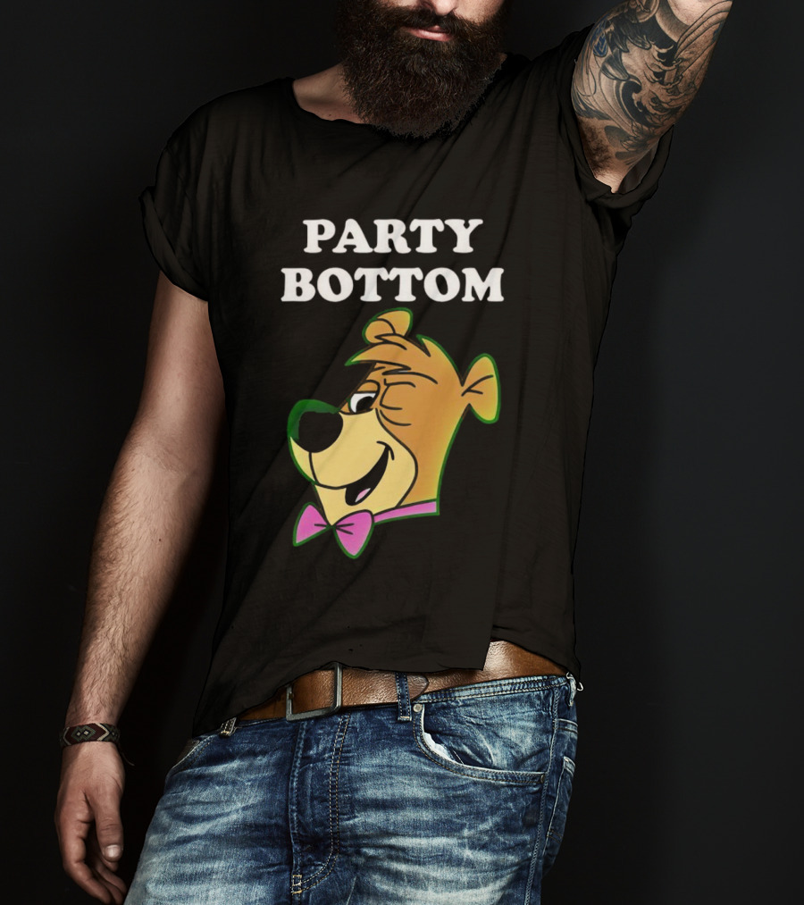 Party Bottom Yogi Bear Retro Bow Tie T-Shirt