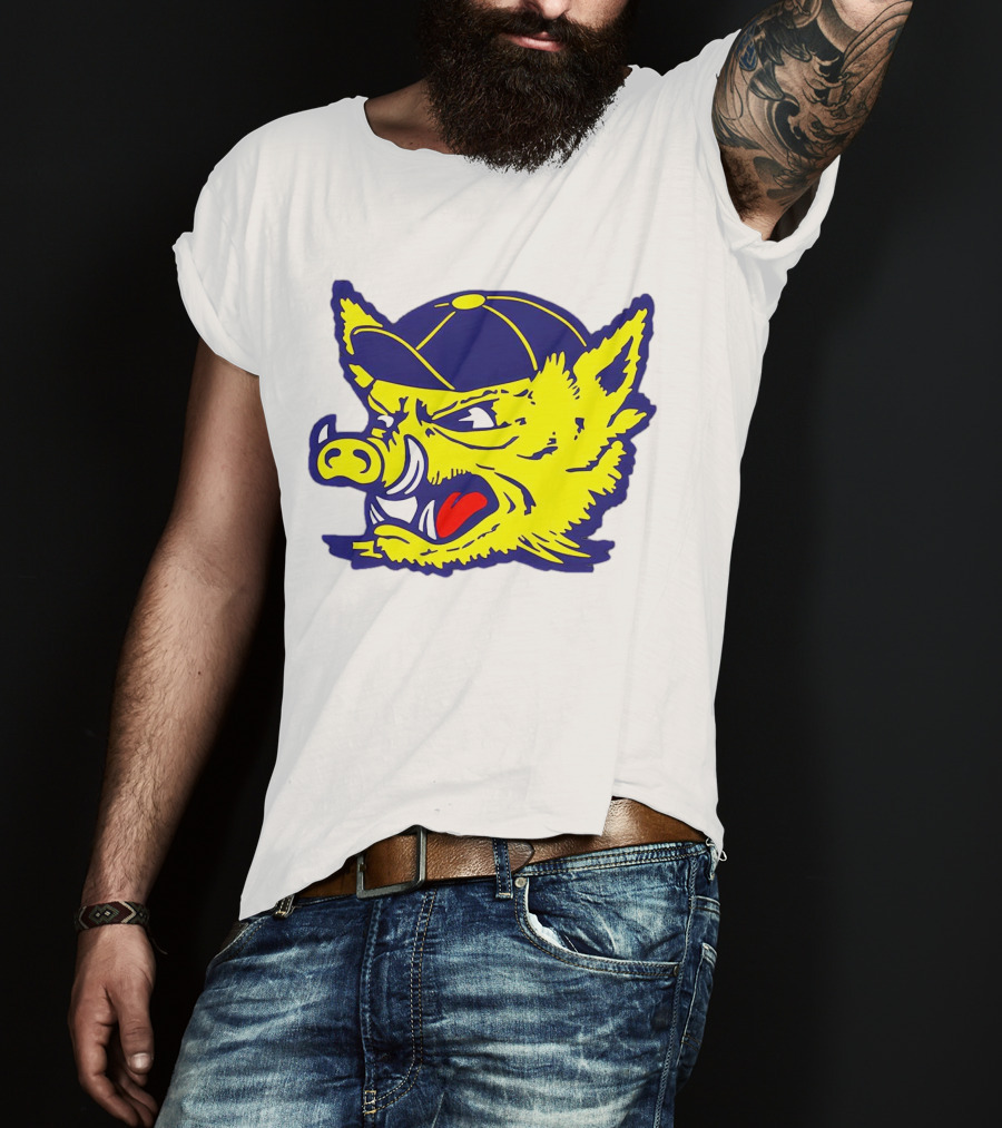 Vamos Javelinas Texas Football Fierce Yellow Mascot T-Shirt
