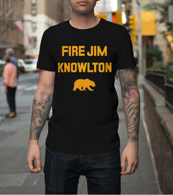 Shirt: California Golden Bears Fire Jim Knowlton Bear T-Shirt California Golden Bears Fire Jim Knowlton Bear T-Shirt