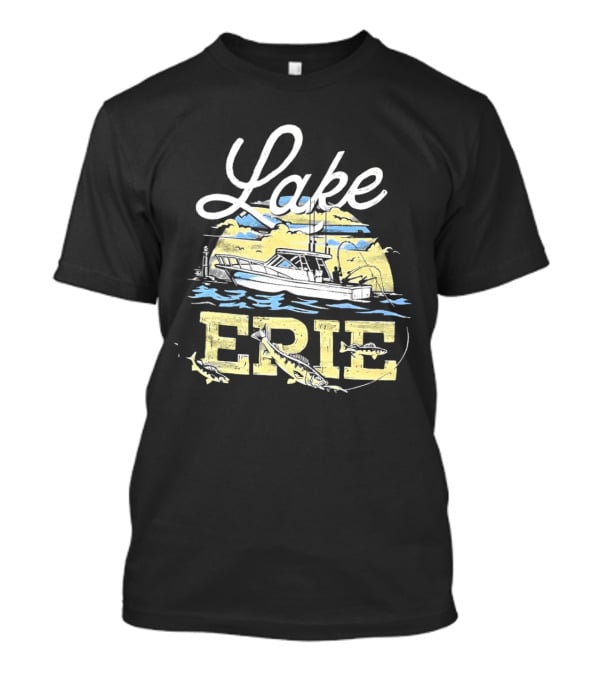 Lake Erie Boat Fishing T-Shirt