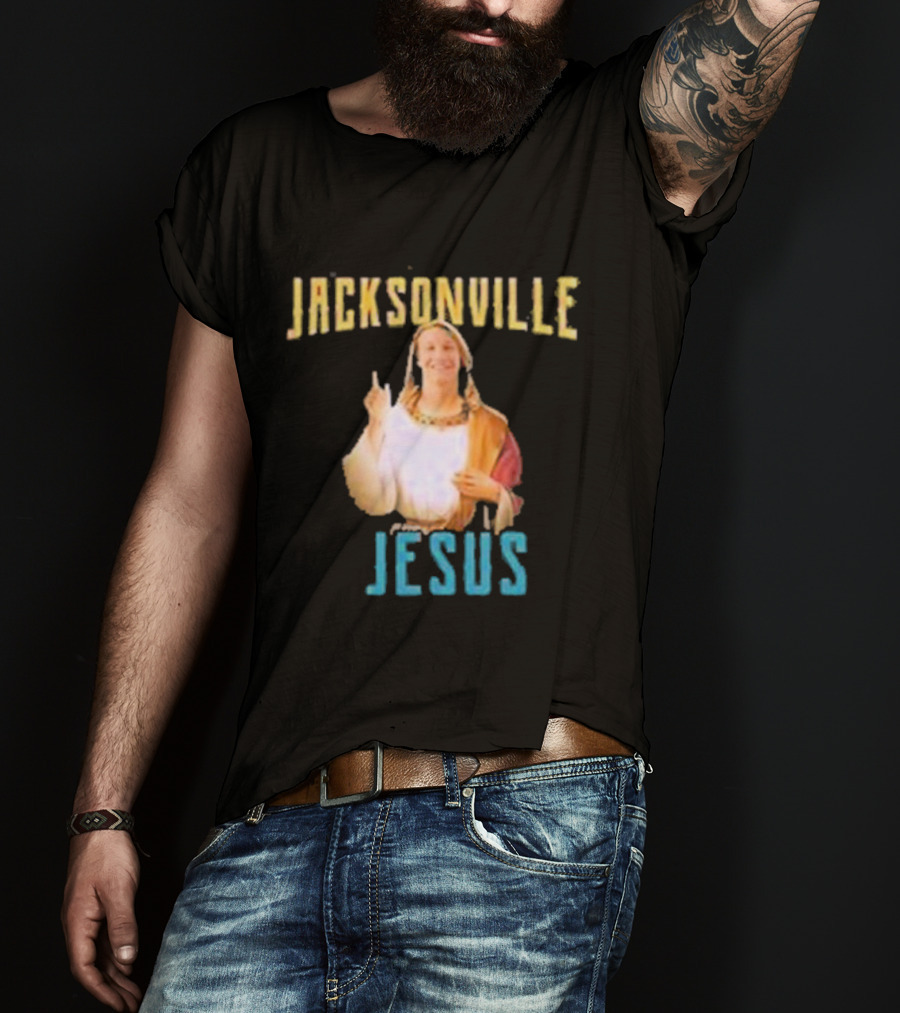 Jacksonville Jesus Iconic Concept With Humor And Nostalgia T-Shirt