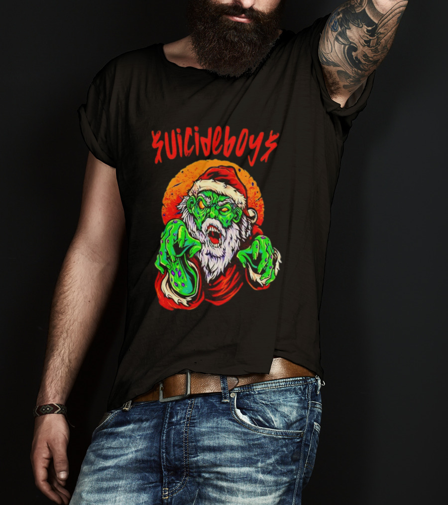 Suicideboys Zombie Santa Christmas Horror T-Shirt