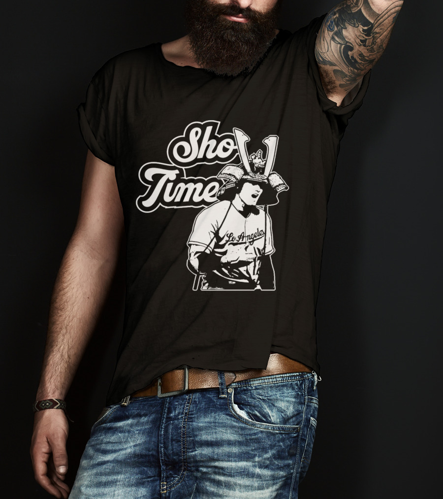 Sho Time Samurai Shohei Ohtani Los Angeles Baseball T-Shirt