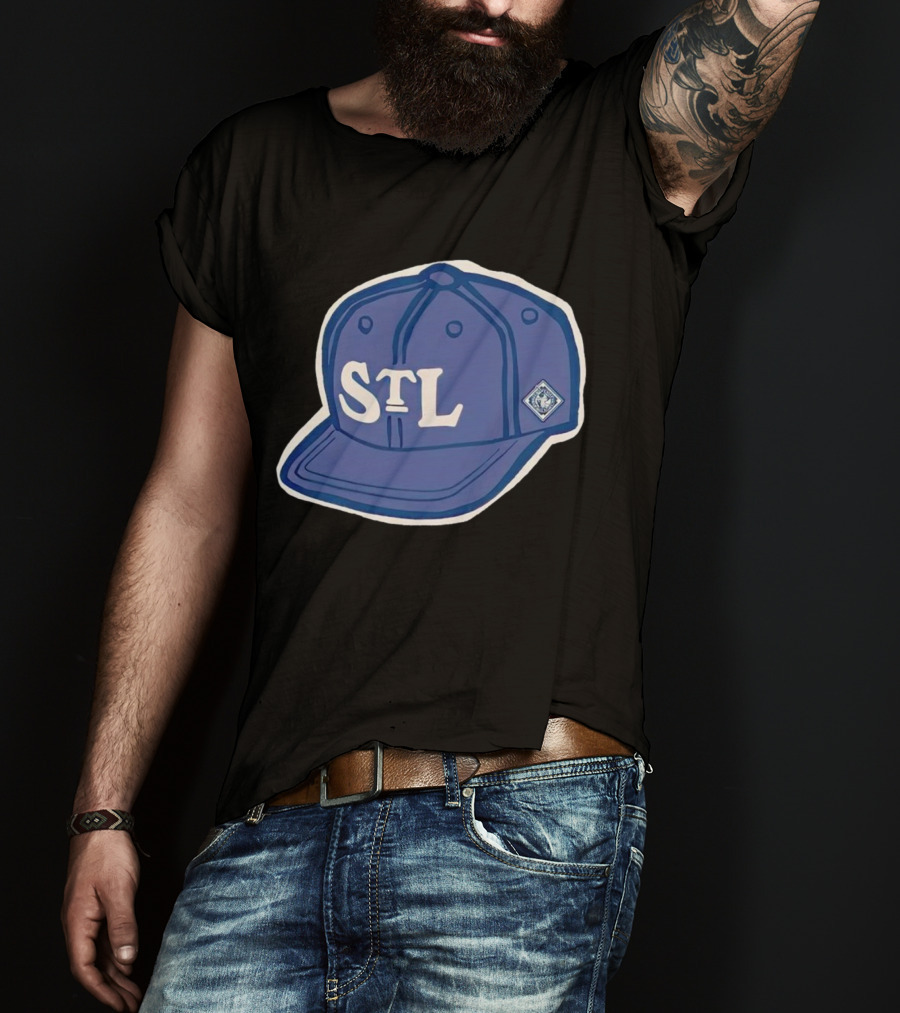 St. Louis Stars STL Negro Leagues Baseball Cap Insignia T-Shirt