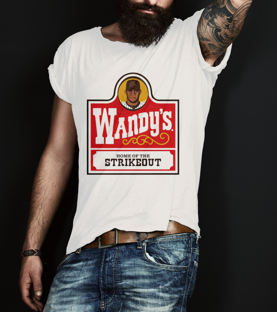 Wandy’s Home Of The Strikeout New York Baseball Classic Pitcher T-Shirt