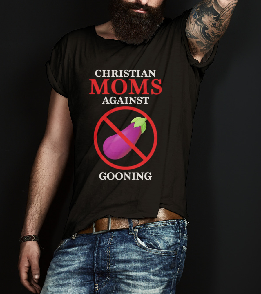 Christian Moms Against Gooning Emoji T-Shirt