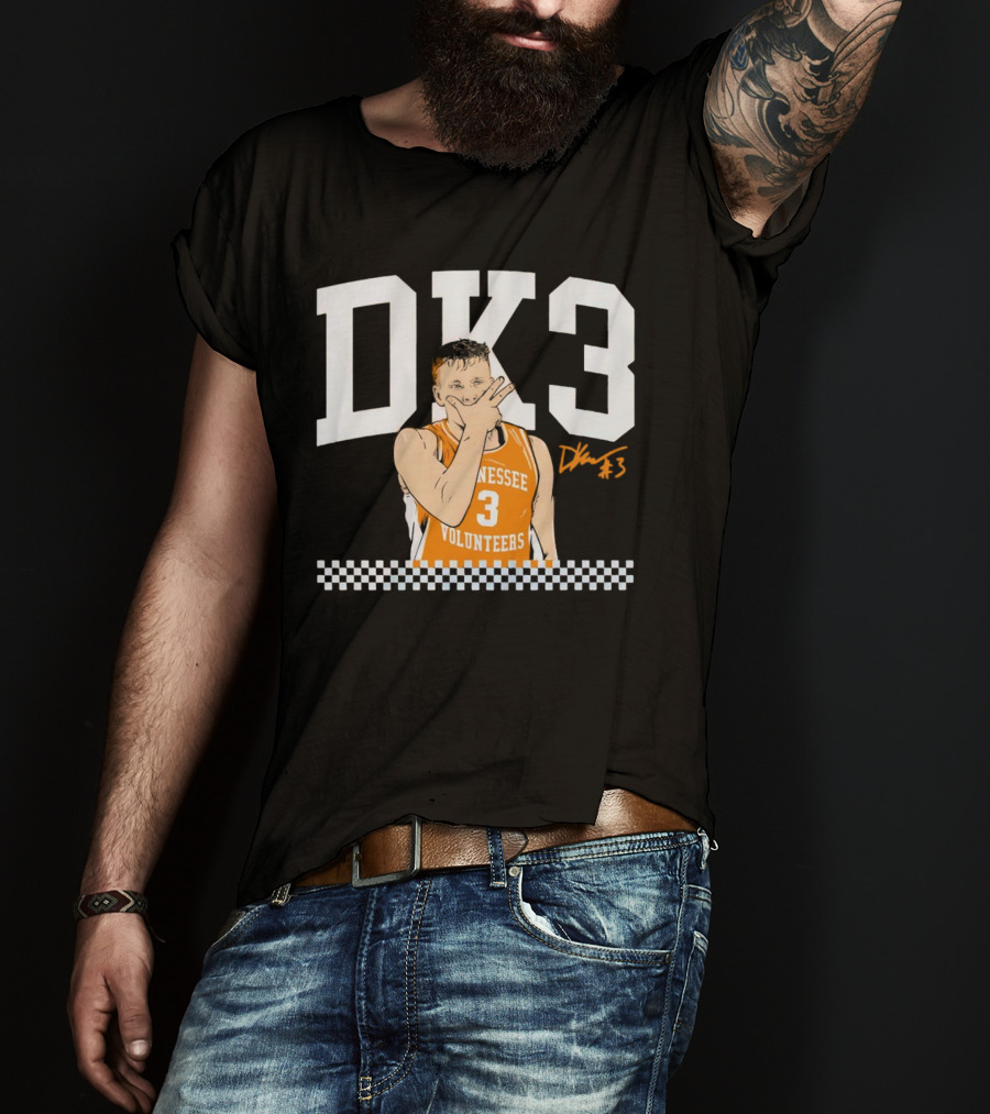 Tennessee Volunteers Basketball DK3 Dalton Knecht #3 T-Shirt