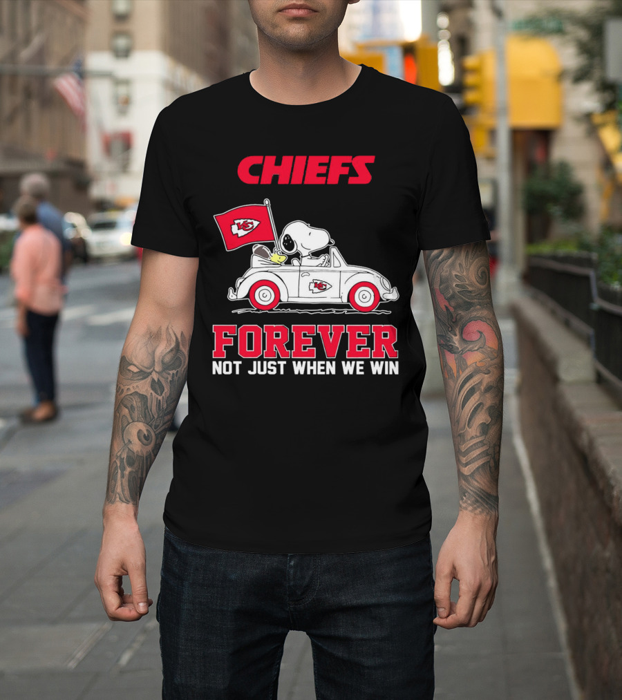 Chiefs Snoopy Forever Not Just When We Win T-Shirt