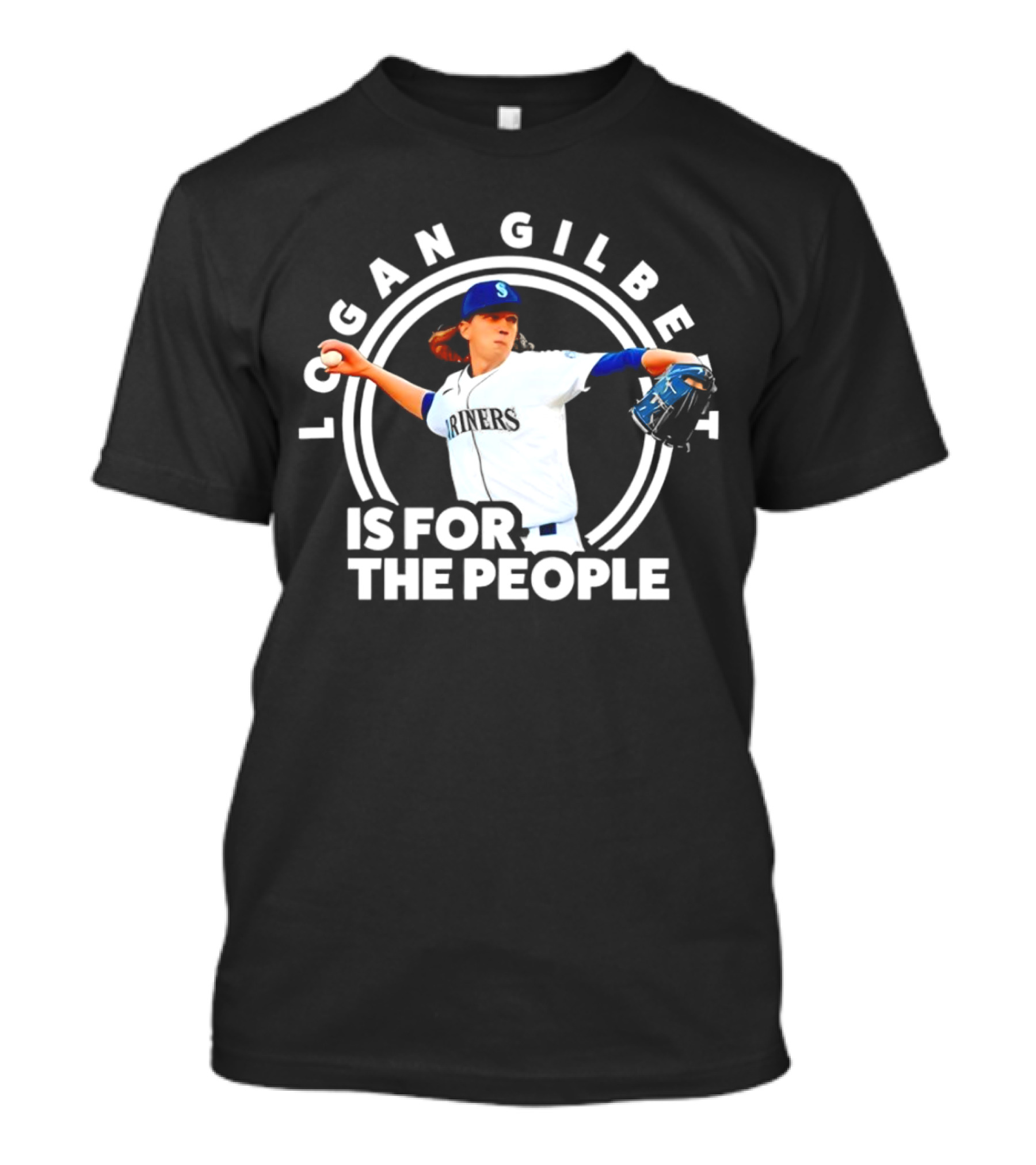 Logan Gilbert Seattle Mariners Is For The People T-Shirt