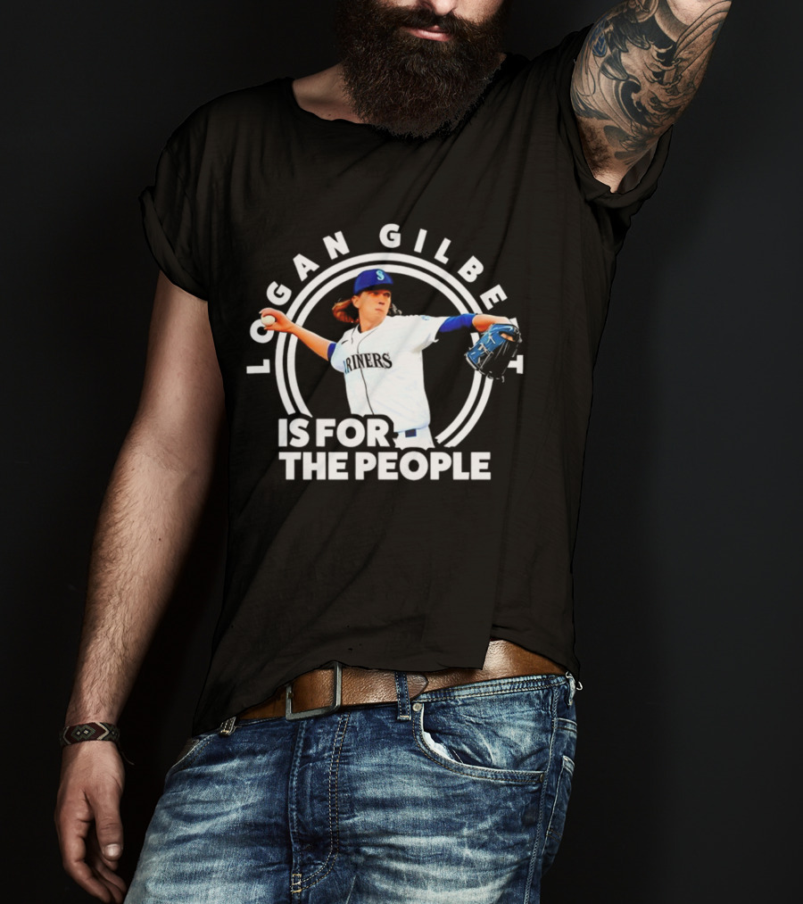 Logan Gilbert Seattle Mariners Is For The People T-Shirt