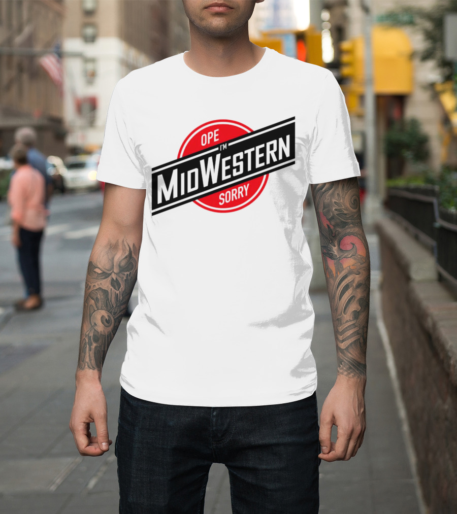 Ope I'm Sorry Midwestern Red Circle T-Shirt
